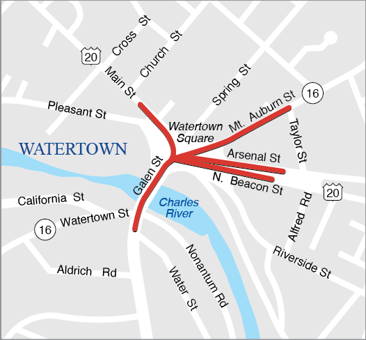 WATERTOWN: INTERSECTION IMPROVEMENTS AT ROUTE 16 AND GALEN STREET